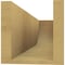 Ekena Millwork 6in. W x 6in. H x 24in. L Durham Woodgrain TimberThane Rafter Tail, Primed Tan RFTUR06X06X24DURRCPR - alternate 2